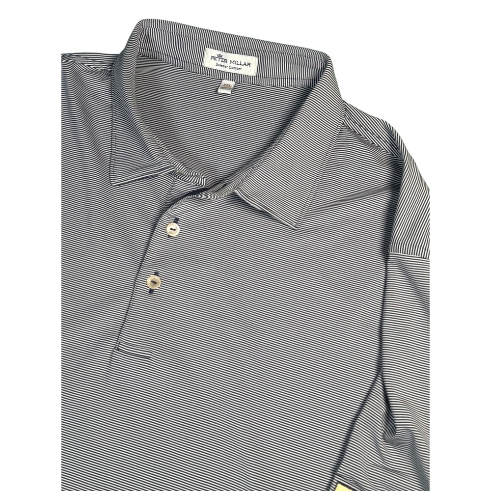 Peter Millar Summer Comfort XXL‎ Striped Golf Polo Shirt